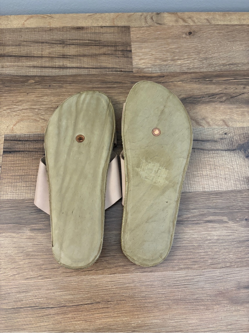 Earthing Harmony Grounding Barefoot Crossover Slide In Sandals Beige Blush - Picture 7 of 7